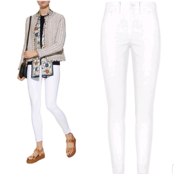Tory Burch Denim - Tory Burch White Cropped Skinny Jean Sz 29